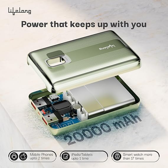 Portable Power Bank 20,000mAh