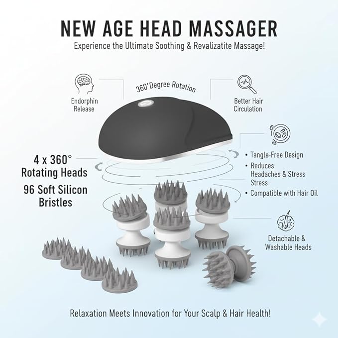 Silicone Scalp Massager